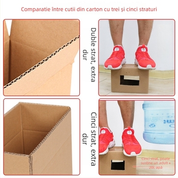 Haiyu Cutie din carton ondulat – tăiere prin matriță, cinci straturi extra-tare, carton obișnuit