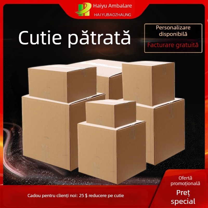 Haiyu Cutie din carton ondulat – tăiere prin matriță, cinci straturi extra-tare, carton obișnuit