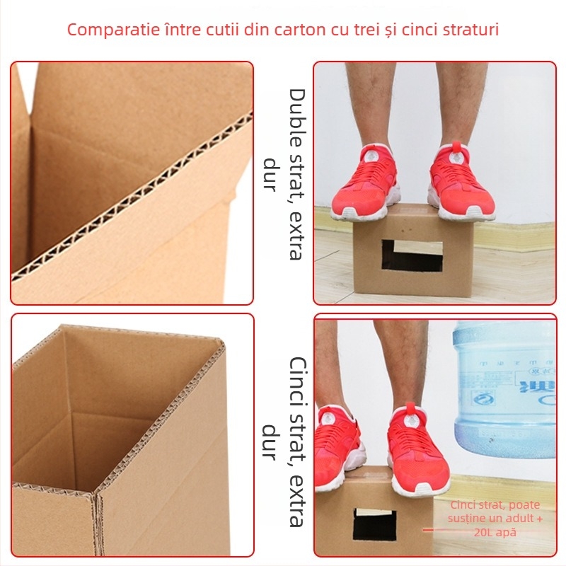 Haiyu Cutie din carton ondulat – tăiere prin matriță, cinci straturi extra-tare, carton obișnuit