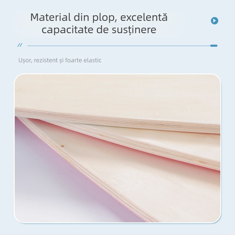 Hanson Stand-Up Paddle Board din lemn – Surfboard pentru adulți și copii, pentru o singură persoană