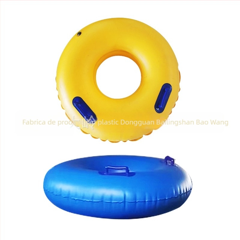 Inel gonflabil de înot pentru distracții în apă — PVC, robust și rezistent la uzură, potrivit pentru înot, rafting în parcuri acvatice, vârsta 15–35 ani
