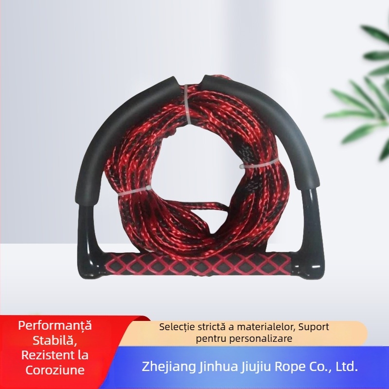 Sfoară Wakeboard cu mâner plutitor, material EVA, lungime 23 m, priză antiderapantă