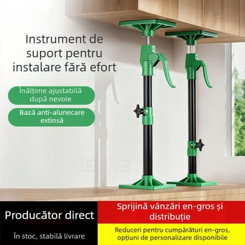 Langrui tijă de susținere telescopică din plastic pentru montajul dulapului de perete