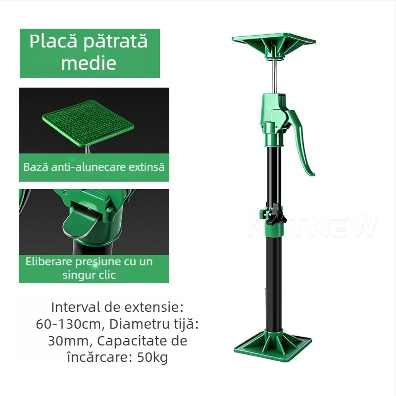 Langrui tijă de susținere telescopică din plastic pentru montajul dulapului de perete