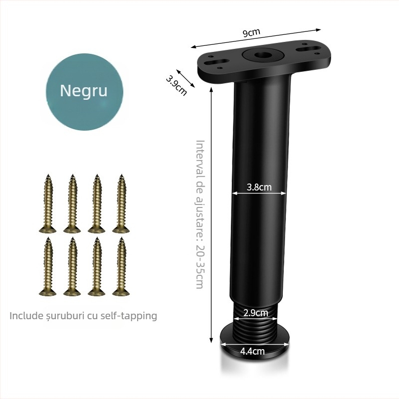 Cadru de susținere a plăcii de pat ZCJ – plastic rezistent la uzură, capacitate de încărcare 500 kg, design modern minimalist