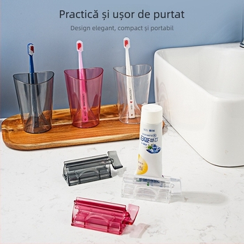 Stoarcător manual de pastă de dinți – Chuangyue; potrivit pentru copii, adolescenți, persoane de vârstă mijlocie și vârstnici