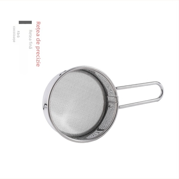 FS105 Sif de făină – Mână, vibrație, din oțel inoxidabil, sită multifuncțională pentru coacere (FS105)