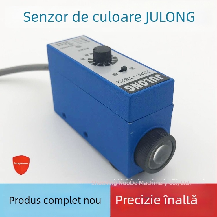 Senzor optic pentru mașina de ambalat pungi — senzor de cod de culoare, distanță de detecție 10 mm, timp de răspuns 0,02, ieșire tip întrerupător, IP67