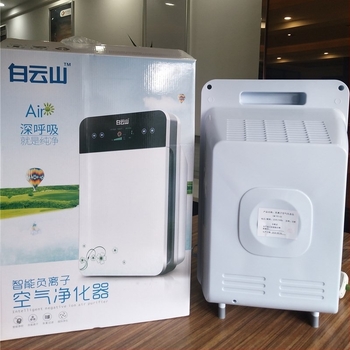 Purificator de aer cu ioni negativi pentru uz casnic | Eliminare fum și praf, debit de aer 51-150 m3/h, acoperire 41-60 m2, control tactil și telecomandă