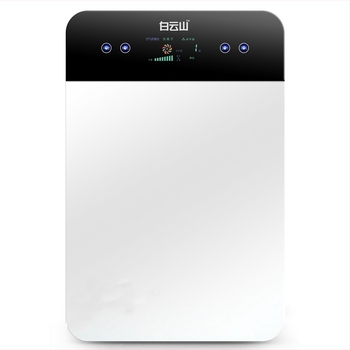 Purificator de aer cu ioni negativi pentru uz casnic | Eliminare fum și praf, debit de aer 51-150 m3/h, acoperire 41-60 m2, control tactil și telecomandă