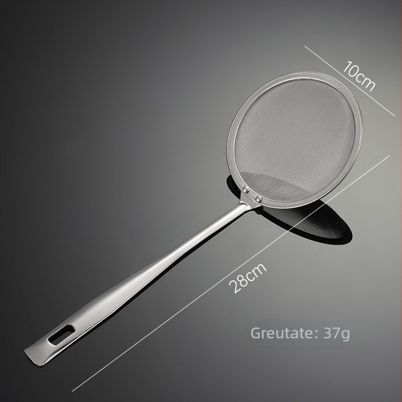 Lingură de filtrare a uleiului din oțel inoxidabil 304, plasă 60, pentru filtrarea laptelui de soia, resturi de soia, cernere făină, coacere