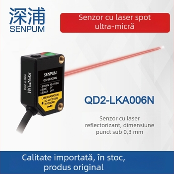 Senzor fotoelectric cu laser QD2-LKA006N, seria Qd2-l, IP66, 1 buc.