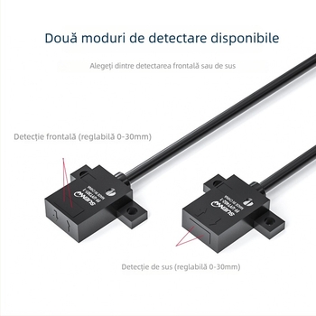 SX-D30N întrerupător fotoelectric cu reflexie difuză, sursă IR, distanță de detecție 0-30 mm, 24 V, ieșire NO/NC