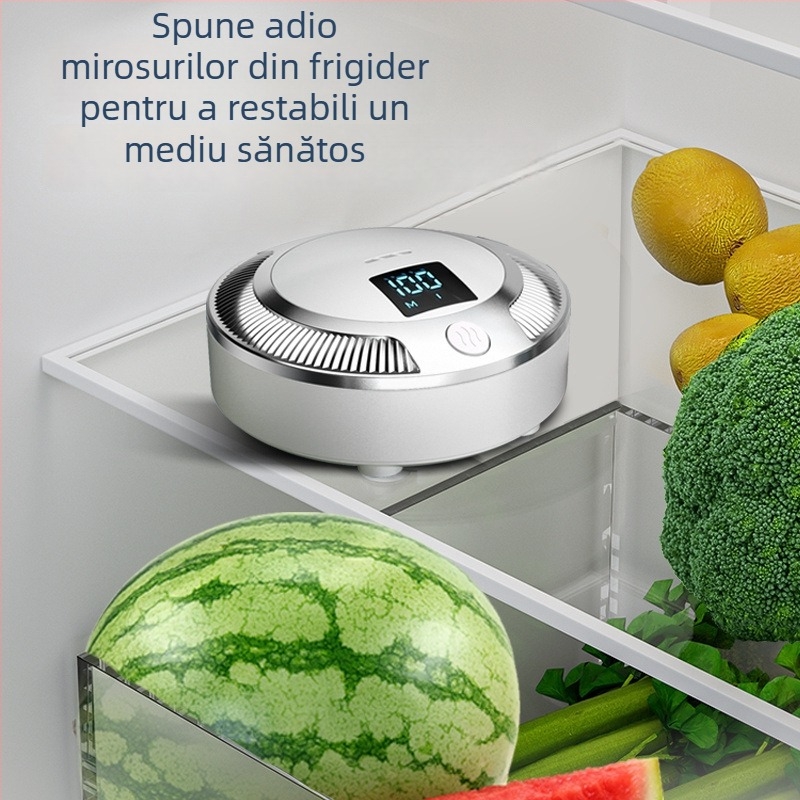 Purificator de aer pentru mașină cu eliminarea formaldehidei și a mirosurilor, deodorant cu ioni negativi (Putere, Tensiune, Concentrația de ioni negativi, Acoperire)