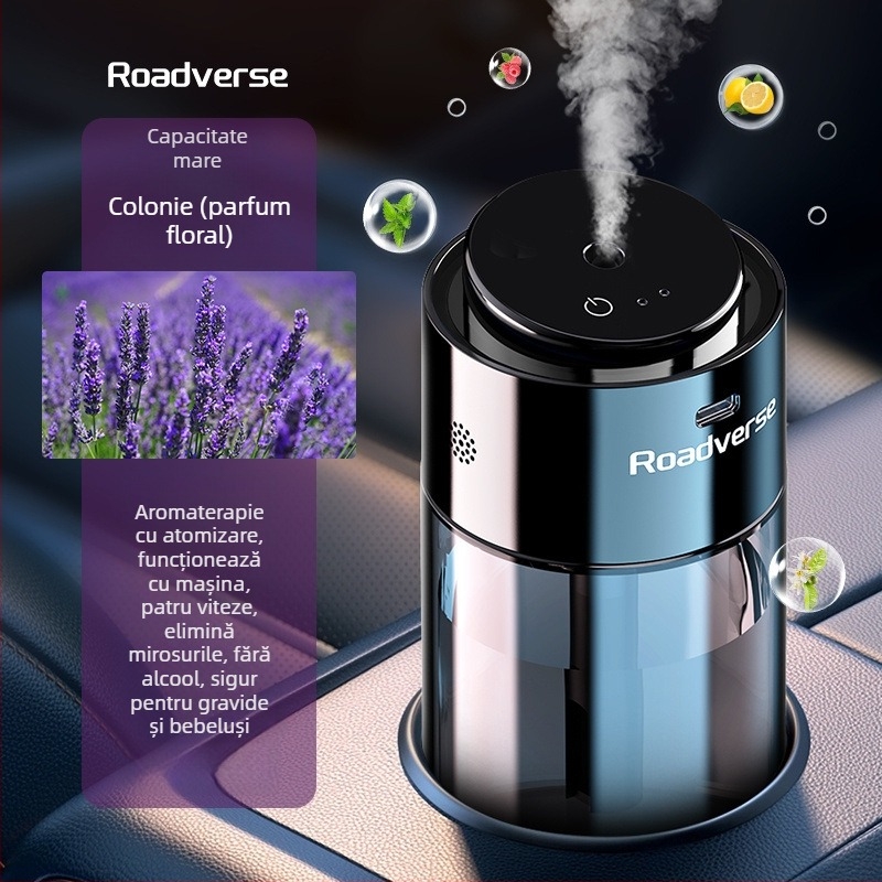 Difuzor inteligent pentru mașină și purificator de aer – ioni negativi, model 1, alimentare prin brichetă