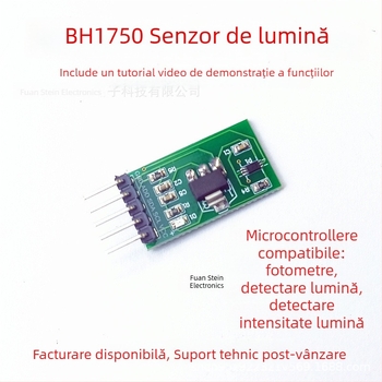 Senzor BH1750 de intensitate a luminii GY-30 cu microcontroller 8051 pentru măsurarea luxului