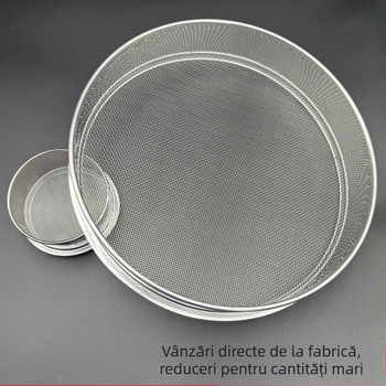 Sivă ultrafină pentru făină; oțel inoxidabil 304; potrivită pentru susan, orez, pulberi medicamentoase și filtrare în acvariu