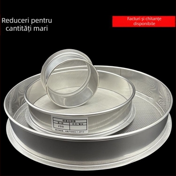 Sivă ultrafină pentru făină; oțel inoxidabil 304; potrivită pentru susan, orez, pulberi medicamentoase și filtrare în acvariu