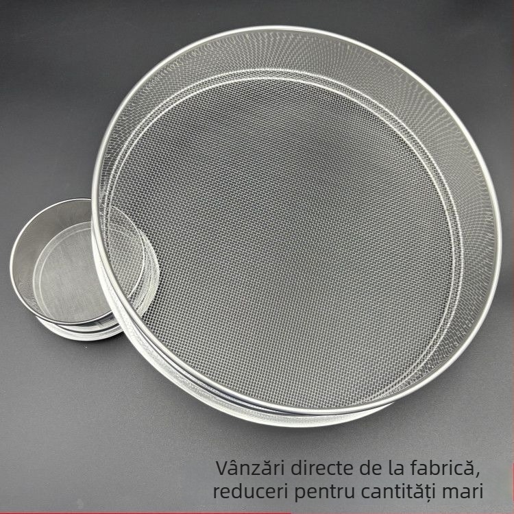 Sivă ultrafină pentru făină; oțel inoxidabil 304; potrivită pentru susan, orez, pulberi medicamentoase și filtrare în acvariu