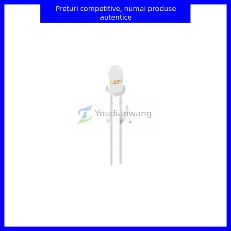 LEN LTR-4206 tubă receptor infraroșu, lungime de undă 940 nm, lățime de linie 1, pachet de 1000 bucăți, DIP2 ambalaj.