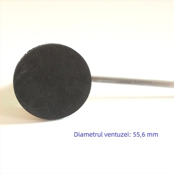 Unealtă pentru deschiderea găurilor în sticlă, cu 6 role, lamă tip compas; Brand Health tools; Domenii: prelucrare profundă a sticlei; Proces de producție: electroplating.