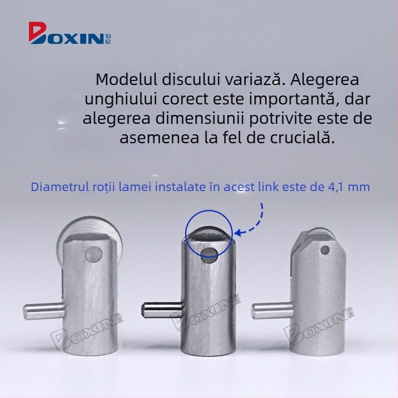 Mașină Bohle pentru tăiat sticlă cu lamă de cerc – unghi 130–165°, brand Bohle, origine Germania, compatibilă cu Jingling, Pulijin, Intemark, Bavaroni, Procter, Baichao