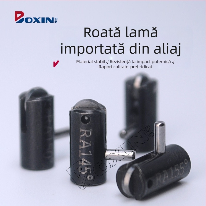 Mașină Bohle pentru tăiat sticlă cu lamă de cerc – unghi 130–165°, brand Bohle, origine Germania, compatibilă cu Jingling, Pulijin, Intemark, Bavaroni, Procter, Baichao