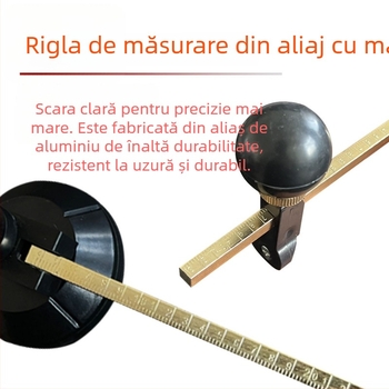 Changshunda decupator circular pentru sticlă cu șase roți, profesional