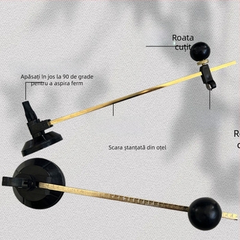 Changshunda decupator circular pentru sticlă cu șase roți, profesional