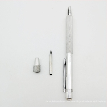 Marker din aluminiu în stil american pentru marcare și gravură cu diamant, instrument de trasare pe sticlă, finisaj electroplacat pentru procesarea ceramică