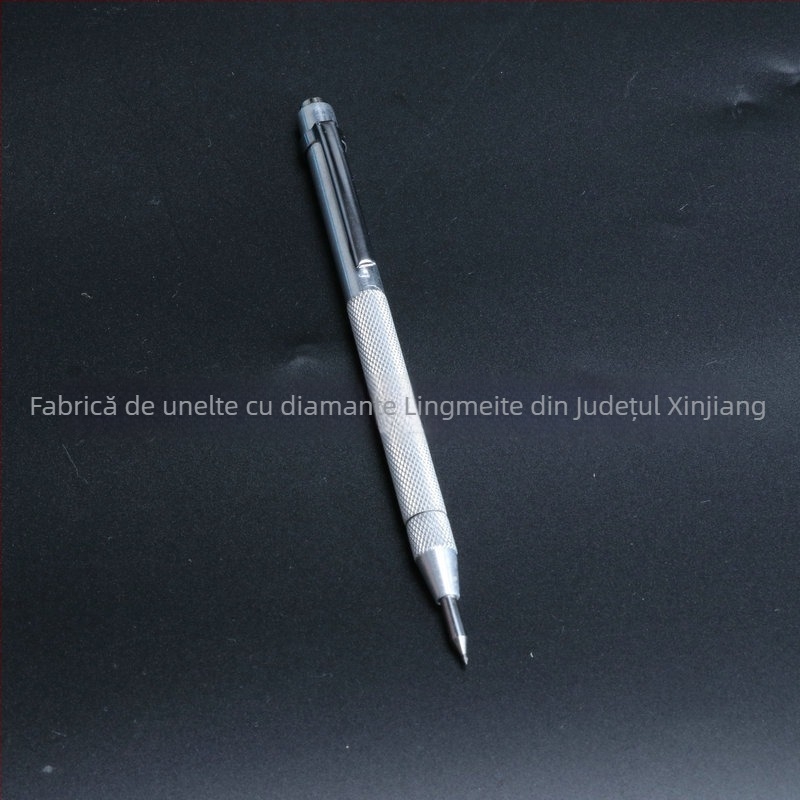Marker din aluminiu în stil american pentru marcare și gravură cu diamant, instrument de trasare pe sticlă, finisaj electroplacat pentru procesarea ceramică