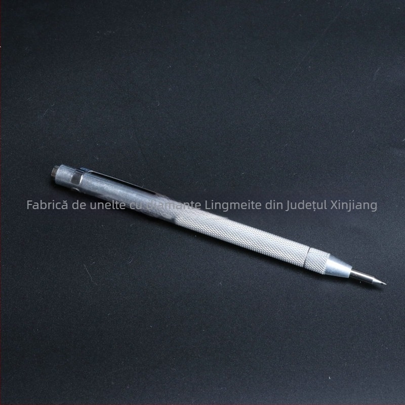 Marker din aluminiu în stil american pentru marcare și gravură cu diamant, instrument de trasare pe sticlă, finisaj electroplacat pentru procesarea ceramică