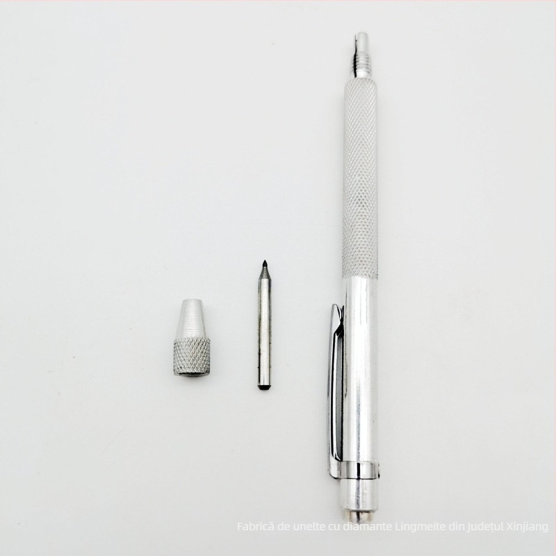 Marker din aluminiu în stil american pentru marcare și gravură cu diamant, instrument de trasare pe sticlă, finisaj electroplacat pentru procesarea ceramică
