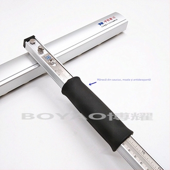 Cuțit de împins pentru sticlă, model Roller Glass Knife, grosimea de tăiere 3–20 mm