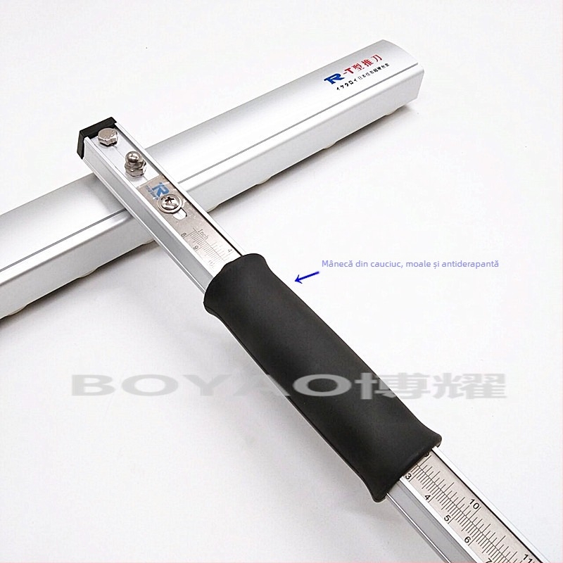 Cuțit de împins pentru sticlă, model Roller Glass Knife, grosimea de tăiere 3–20 mm