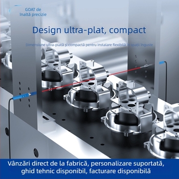Senzor fotoelectric cilindric cu laser, detectie la unghi drept, mod prin fascicul sau reflexie difuză, 650 nm laser, distanță de detecție 2,5–5 mm, IP65, ieșire NPN/PNP