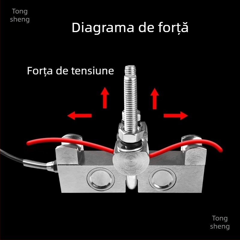 JHPY-1 Senzor de tensiune cu presiune laterală pentru cablu, capacitate 2t, măsurare tensiune-forță