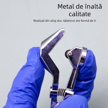 Tăietor pentru tuburi de sticlă cu lamă rulantă — instrument manual pentru laboratorul didactic al școlii — Huida