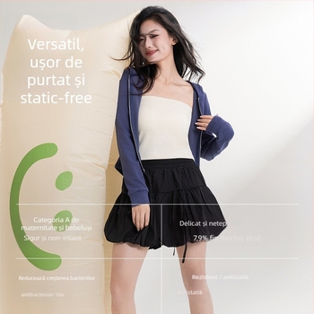 Bustier/top bustier, fără bretele și fără spate, lungime talie, amestec acrilic pentru modelare, ediție de iarnă 2025