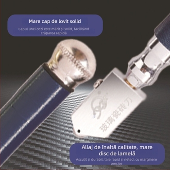 Cuțit de tăiere pentru plăci și sticlă, lamă circulară manuală — Yanfeng AuHUN, personalizare disponibilă, galvanoplastie, greutate 0,07 kg