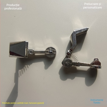 Tăietor de tuburi din sticlă pentru laborator, corp din aliaj de zinc cromat (Model TJ-2-2; capacitate de tăiere 0–45 mm; greutate 0,052)