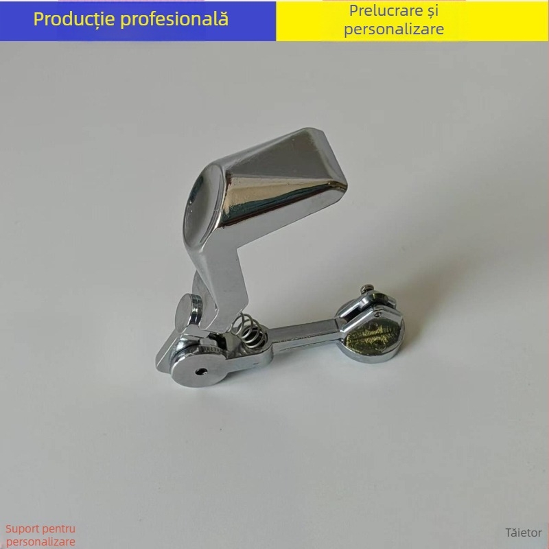 Tăietor de tuburi din sticlă pentru laborator, corp din aliaj de zinc cromat (Model TJ-2-2; capacitate de tăiere 0–45 mm; greutate 0,052)