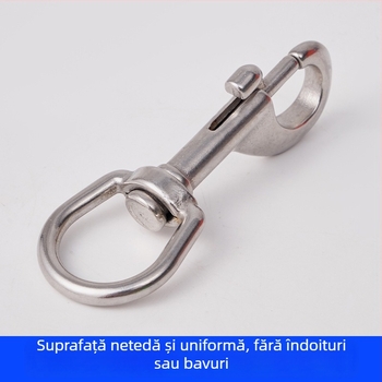 Cârlig din oțel inoxidabil cu un singur cap – cârlig marin universal pentru scufundări, animale de companie și alpinism în aer liber; Material: SS304/SS316; Brand: Huahai