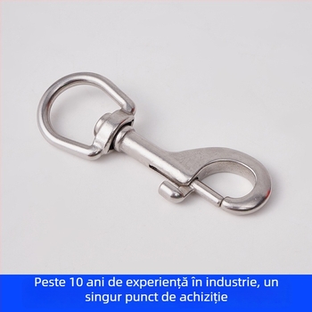 Cârlig din oțel inoxidabil cu un singur cap – cârlig marin universal pentru scufundări, animale de companie și alpinism în aer liber; Material: SS304/SS316; Brand: Huahai