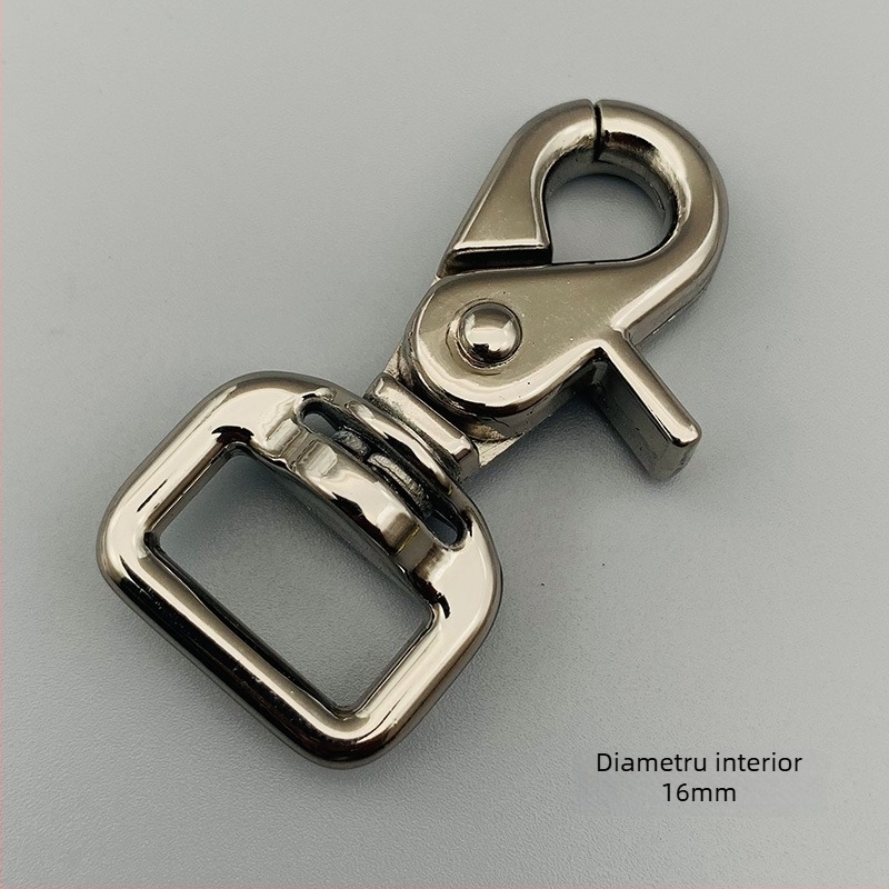 Hardware pentru genți: cataramă din aliaj de zinc și cârlig lobster pentru curea de umăr; stil urban minimalist; model XBB026; rezistent la uzură; marcă Broken copper.