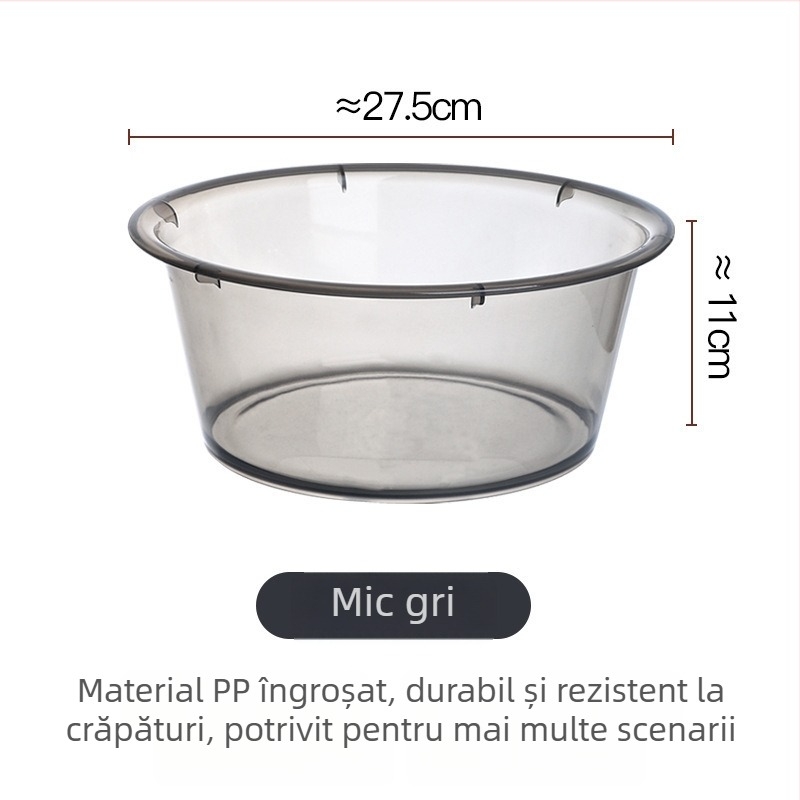 Vas de spălat pentru față din PP, capacitate mare, design simplu, construcție durabilă