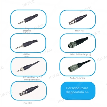 Microfon lavalier extins pentru profesori, prelegeri, ghizi turistici și interviuri