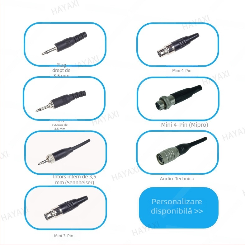 Microfon lavalier extins pentru profesori, prelegeri, ghizi turistici și interviuri