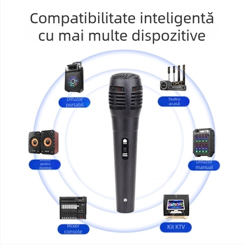 Fugue microfon cu fir din plastic – Suport OEM, certificat CE și RoHS