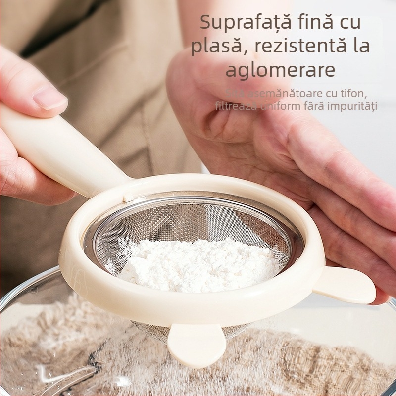 Sivă de făină din oțel inoxidabil 304 – sită de bucătărie pentru coacere, design modern minimalist